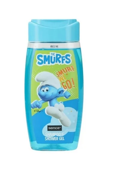 Gel de dus si sampon pentru copii Sence The Smurfs 210ml